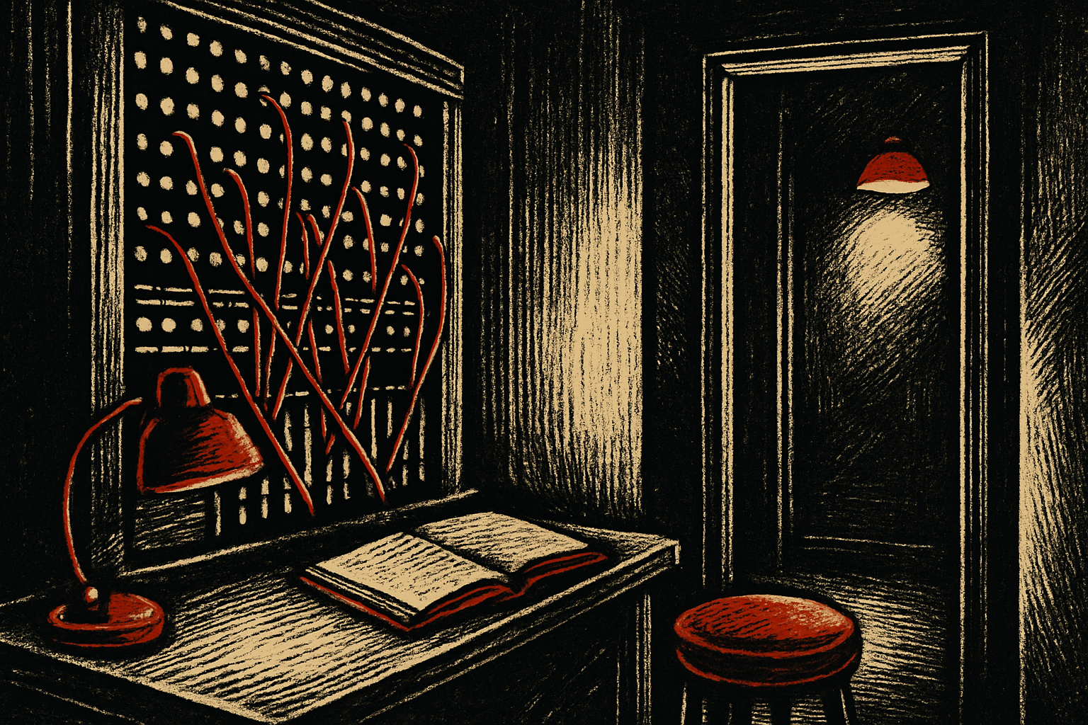 Illustrated scene for the case “The Unanswered Extension”